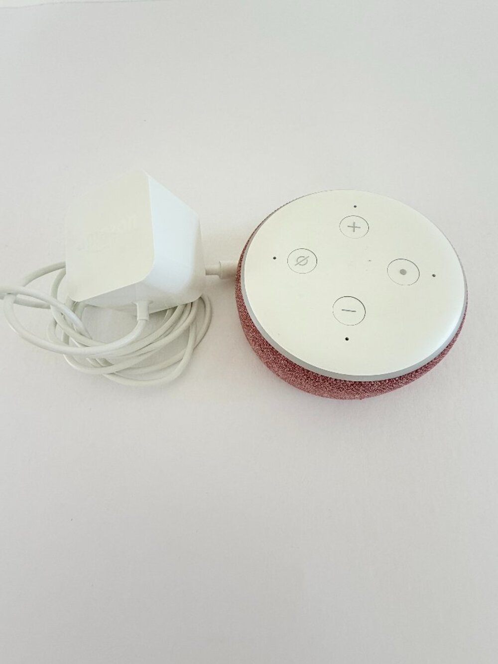 Amazon Echo Dot 3rd Generation w/ Alexa Voice Media Device with Power Cord Plum 